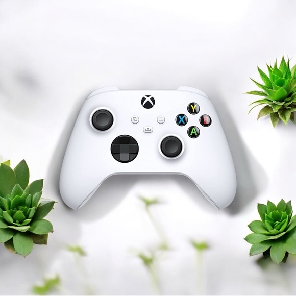 Microsoft Xbox One S White Console Sleek Design